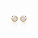 サークルパールスタッドピアス